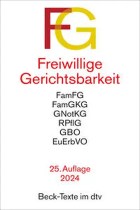  Freiwillige Gerichtsbarkeit: FG  | Buch |  Sack Fachmedien