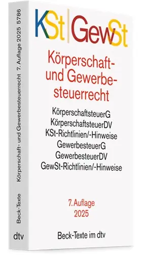  Körperschaftsteuerrecht / Gewerbesteuerrecht: KSt / GewSt | Buch |  Sack Fachmedien