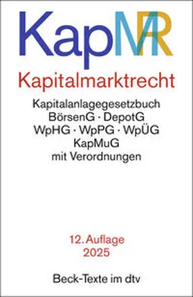  Kapitalmarktrecht | Buch |  Sack Fachmedien