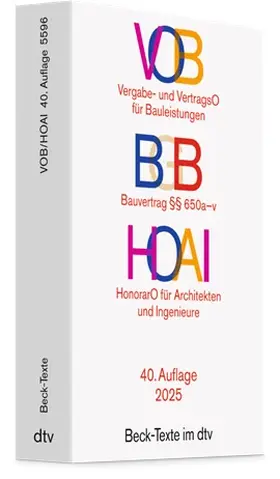  VOB / BGB  / HOAI | Buch |  Sack Fachmedien