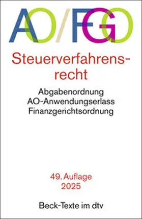  Abgabenordnung: AO / FGO | Buch |  Sack Fachmedien