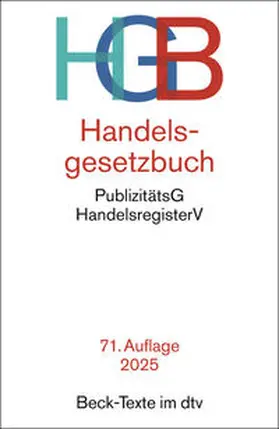  Handelsgesetzbuch. HGB | Buch |  Sack Fachmedien