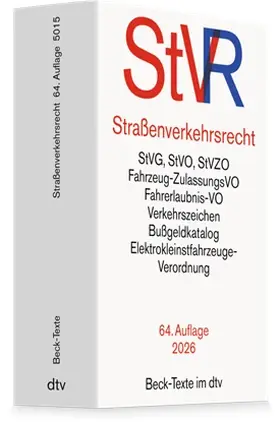 Straßenverkehrsrecht. StVR | Buch | 978-3-423-53320-1 | www2.sack.de