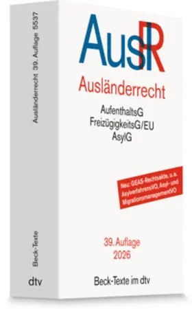 Ausländerrecht. AuslR | Buch | 978-3-423-53326-3 | www2.sack.de