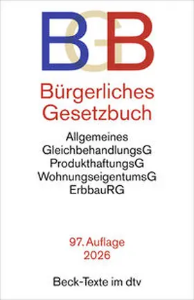  Bürgerliches Gesetzbuch. BGB | Buch |  Sack Fachmedien