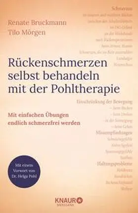 Bruckmann / Mörgen |  Rückenschmerzen selbst behandeln mit der Pohltherapie | Buch |  Sack Fachmedien