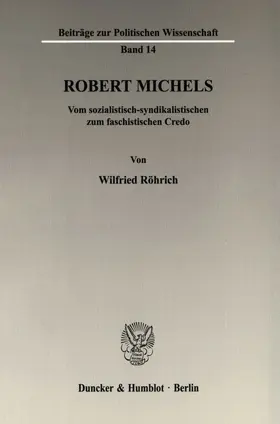 Röhrich |  Robert Michels. | Buch |  Sack Fachmedien