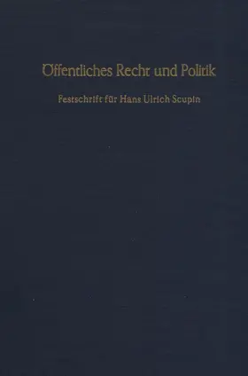 Achterberg |  Öffentliches Recht und Politik. | Buch |  Sack Fachmedien