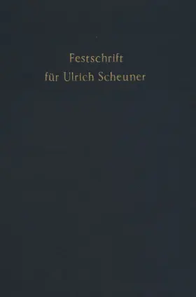 Ehmke / Kaiser / Rüfner | Festschrift für Ulrich Scheuner zum 70. Geburtstag. | Buch | 978-3-428-03028-6 | sack.de