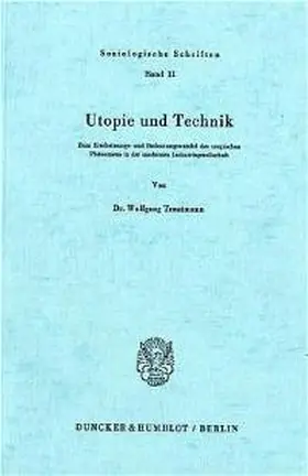 Trautmann |  Utopie und Technik. | Buch |  Sack Fachmedien