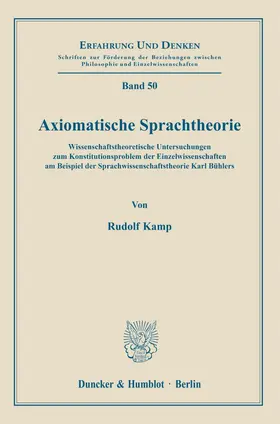 Kamp |  Axiomatische Sprachtheorie. | Buch |  Sack Fachmedien