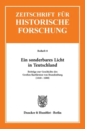 Heinrich |  Ein sonderbares Licht in Teutschland. | Buch |  Sack Fachmedien