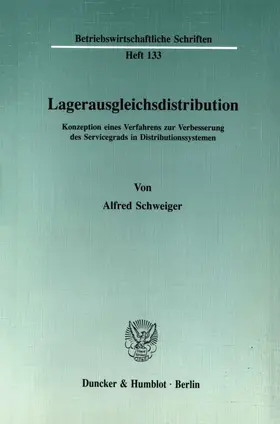Schweiger |  Lagerausgleichsdistribution. | Buch |  Sack Fachmedien