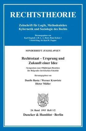 Basta / Krawietz / Müller |  Rechtsstaat – Ursprung und Zukunft einer Idee. | Buch |  Sack Fachmedien