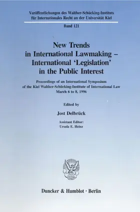 Delbrück |  New Trends in International Lawmaking - International 'Legislation' in the Public Interest | Buch |  Sack Fachmedien