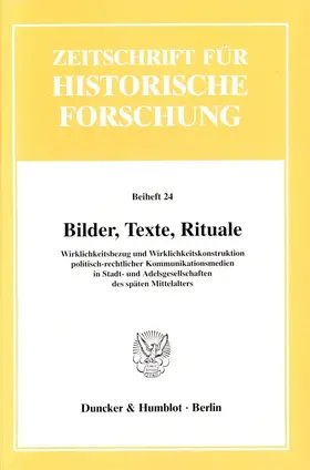 Schreiner / Signori |  Bilder, Texte, Rituale. | Buch |  Sack Fachmedien
