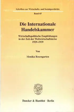 Rosengarten |  Die Internationale Handelskammer. | Buch |  Sack Fachmedien