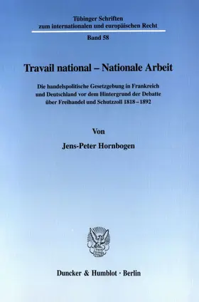 Hornbogen |  Travail national - Nationale Arbeit. | Buch |  Sack Fachmedien