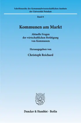 Reichard |  Kommunen am Markt. | Buch |  Sack Fachmedien