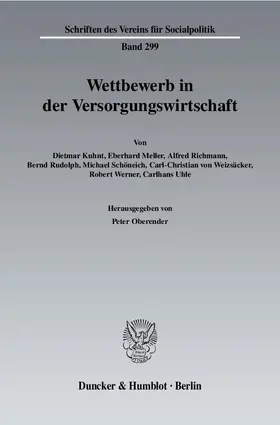 Oberender |  Wettbewerb in der Versorgungswirtschaft | Buch |  Sack Fachmedien