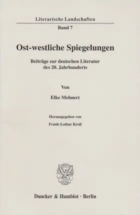 Mehnert / Kroll |  Ost-westliche Spiegelungen. | Buch |  Sack Fachmedien