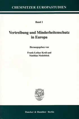 Kroll / Niedobitek |  Vertreibung und Minderheitenschutz in Europa | Buch |  Sack Fachmedien