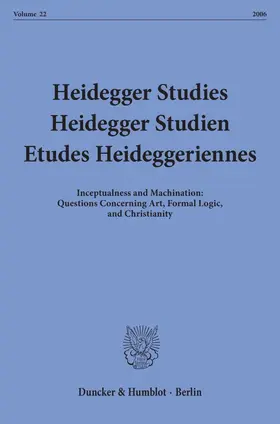 Emad / Herrmann / Maly |  Heidegger Studies - Heidegger Studien - Etudes Heideggeriennes. | Buch |  Sack Fachmedien