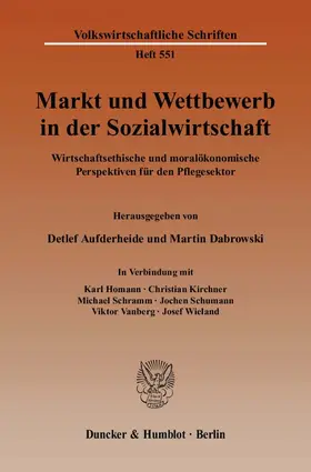 Aufderheide / Dabrowski |  Markt und Wettbewerb in der Sozialwirtschaft | Buch |  Sack Fachmedien