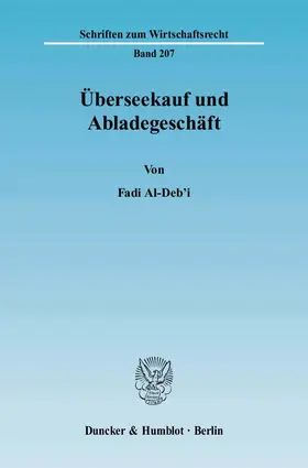 Al-Deb'i |  Überseekauf und Abladegeschäft | Buch |  Sack Fachmedien