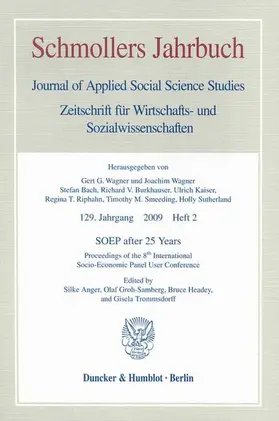 Anger / Groh-Samberg / Headey |  SOEP after 25 Years | Buch |  Sack Fachmedien