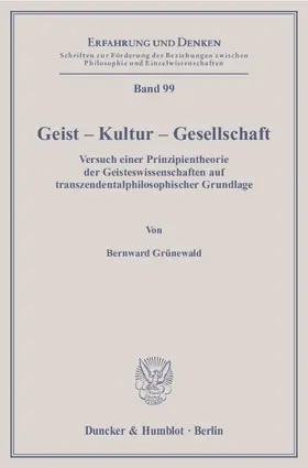 Grünewald | Geist – Kultur – Gesellschaft. | Buch | 978-3-428-13160-0 | www2.sack.de