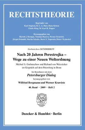 Bergmann / Krawietz |  Nach 20 Jahren Perestrojka – Wege zu einer Neuen Weltordnung. | Buch |  Sack Fachmedien