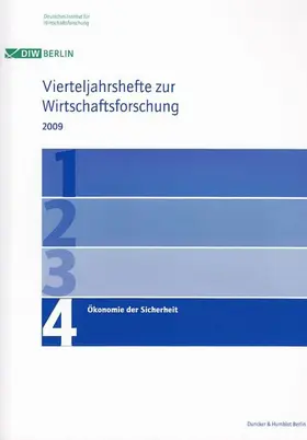  Vierteljahrshefte zur Wirtschaftsforschung 2009/4 | Buch |  Sack Fachmedien