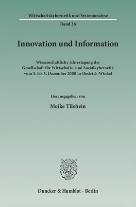 Tilebein |  Innovation und Information | Buch |  Sack Fachmedien