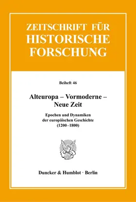 Jaser / Lotz-Heumann / Pohlig |  Alteuropa – Vormoderne – Neue Zeit. | Buch |  Sack Fachmedien