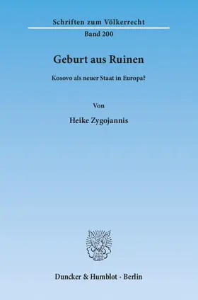 Zygojannis |  Geburt aus Ruinen | Buch |  Sack Fachmedien