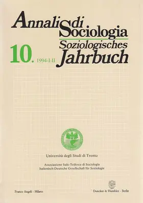 Hettlage |  Annali di Sociologia - Soziologisches Jahrbuch. | Buch |  Sack Fachmedien