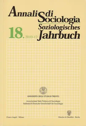 Haller |  Annali di Sociologia - Soziologisches Jahrbuch. | Buch |  Sack Fachmedien