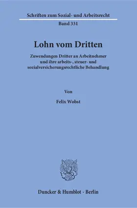 Wobst |  Lohn vom Dritten | Buch |  Sack Fachmedien