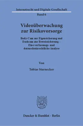 Starnecker | Videoüberwachung zur Risikovorsorge | Buch | 978-3-428-15126-4 | www2.sack.de