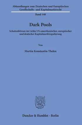 Thelen |  Dark Pools | Buch |  Sack Fachmedien