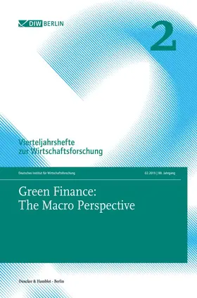  Green Finance: The Macro Perspective | Buch |  Sack Fachmedien