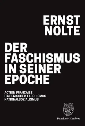 Nolte |  Der Faschismus in seiner Epoche | Buch |  Sack Fachmedien