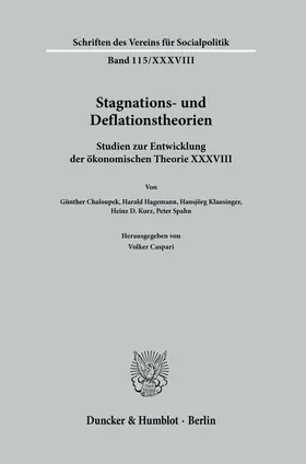 Caspari |  Stagnations- und Deflationstheorien. | Buch |  Sack Fachmedien
