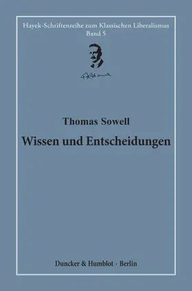 Bouillon / Sowell |  Wissen und Entscheidungen. | Buch |  Sack Fachmedien