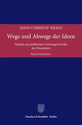 Kraus |  Wege und Abwege der Ideen. | Buch |  Sack Fachmedien