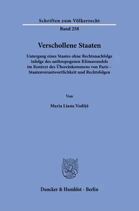 Vodita / Vodi?a | Verschollene Staaten. | Buch | 978-3-428-18812-3 | sack.de