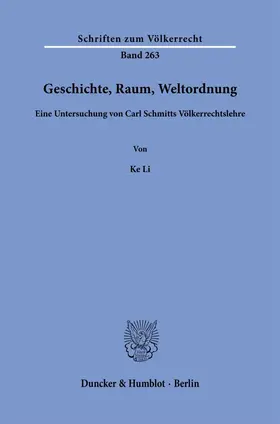 Li | Geschichte, Raum, Weltordnung | Buch | 978-3-428-18832-1 | sack.de