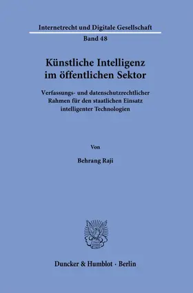 Raji |  Künstliche Intelligenz im öffentlichen Sektor. | Buch |  Sack Fachmedien