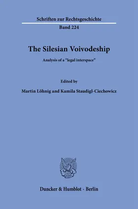 Staudigl-Ciechowicz / Löhnig |  The Silesian Voivodeship | Buch |  Sack Fachmedien